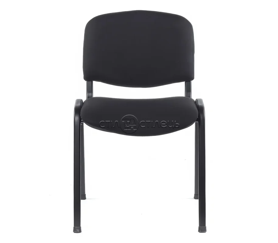 Стілець офісний Ізо чорний шкірозамінник