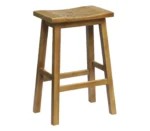 Табурет барний дерев'яний Хвиля